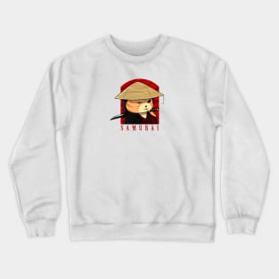 Cat Samurai Crewneck Sweatshirt